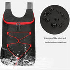 Mochila plegable impermeable para excursiones