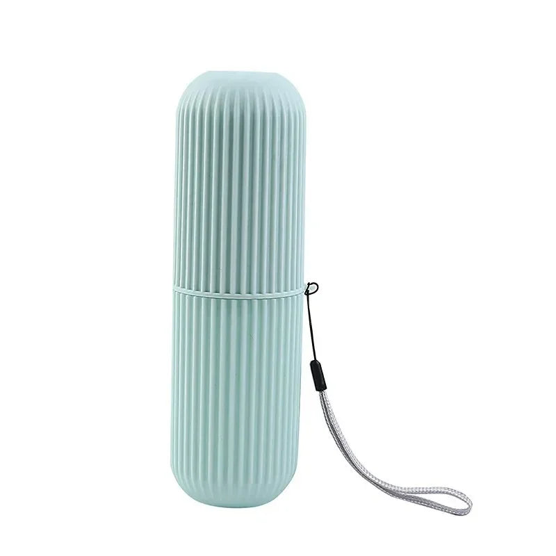 Estuche portátil para cepillo y pasta de dientes