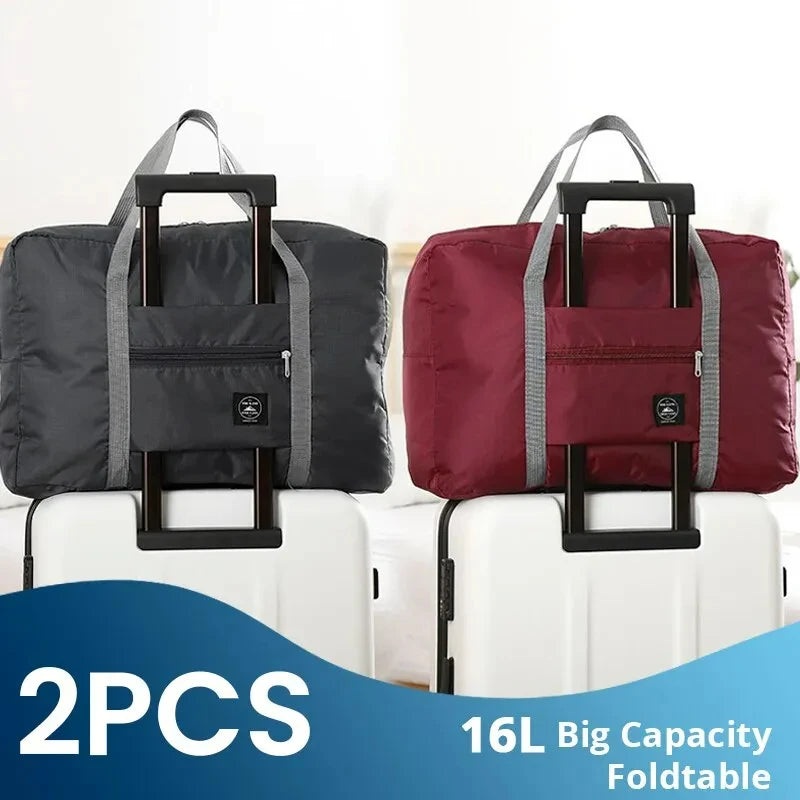 Bolsas de viaje plegables (pack de 2)