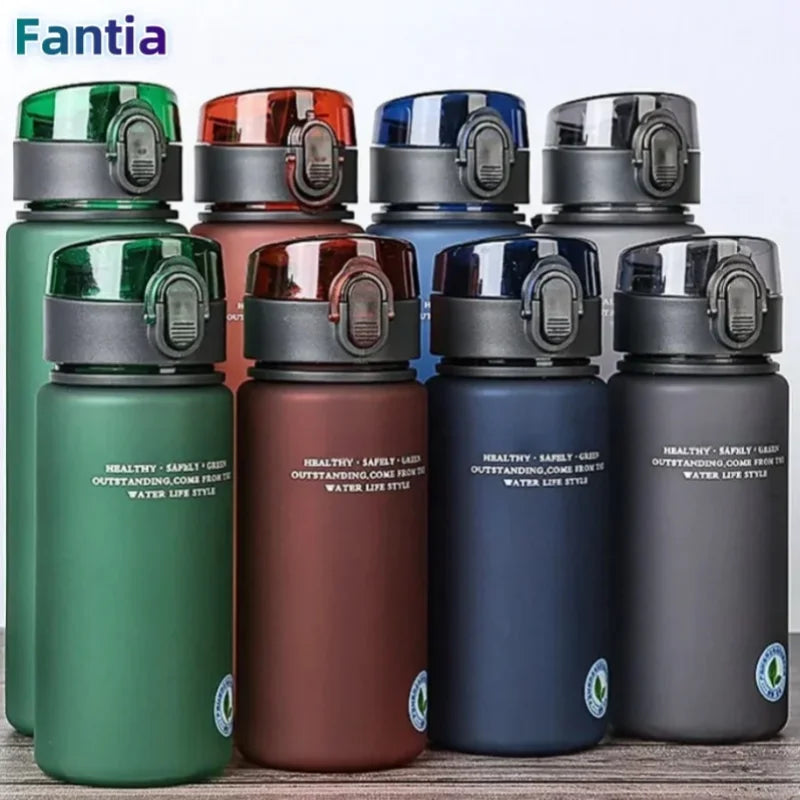 Botella de agua deportiva sin BPA antigoteo