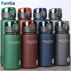 Botella de agua deportiva sin BPA antigoteo